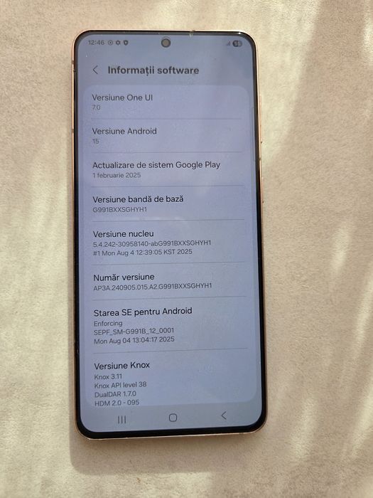 Samsung s21 mov in stare buna