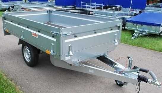 Remorca auto noua,1 ax si sistem de franare 750-1800 kg,categoria B