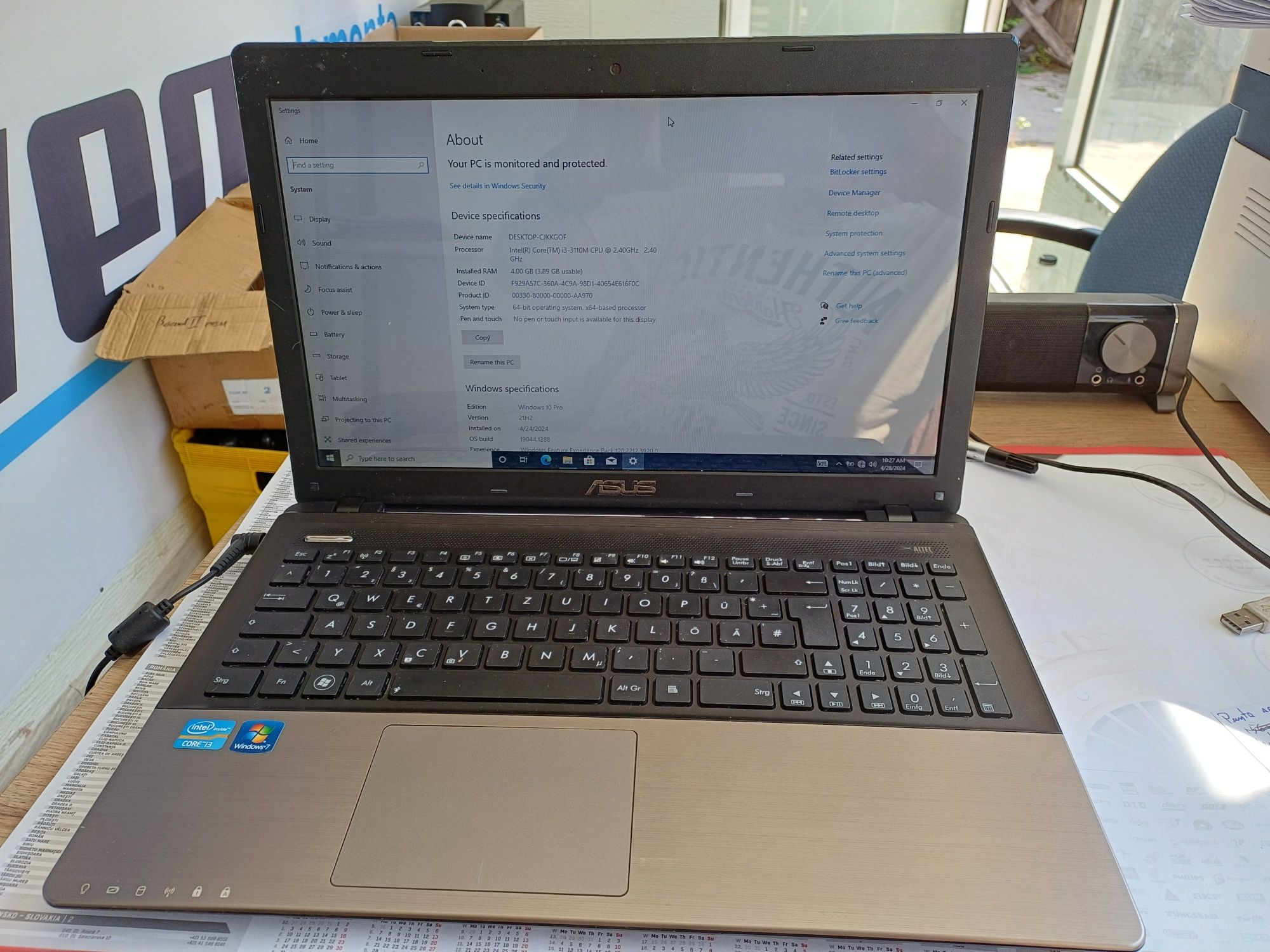 Laptop cu procesor I5