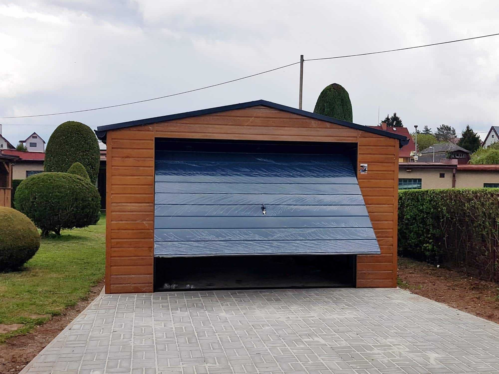 Garaje auto moderne modulare, pe structura metalica