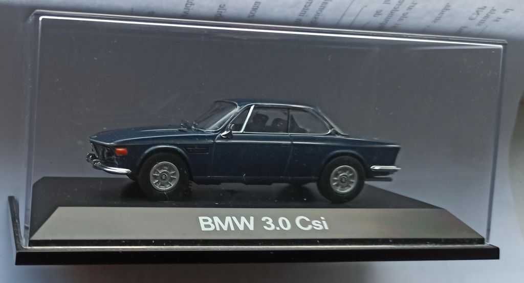 Macheta BMW 3.0 CSi E9 1971 albastru - Schuco 1/43