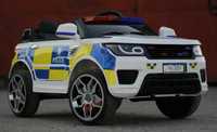 Masinuta electrica de politie pentru copii JC002 12V 90W #White