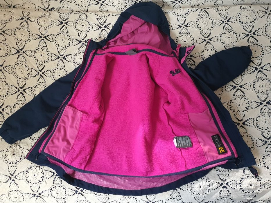 Jack Wolfskin 128 см. 3 в 1 с мембрана Texapore