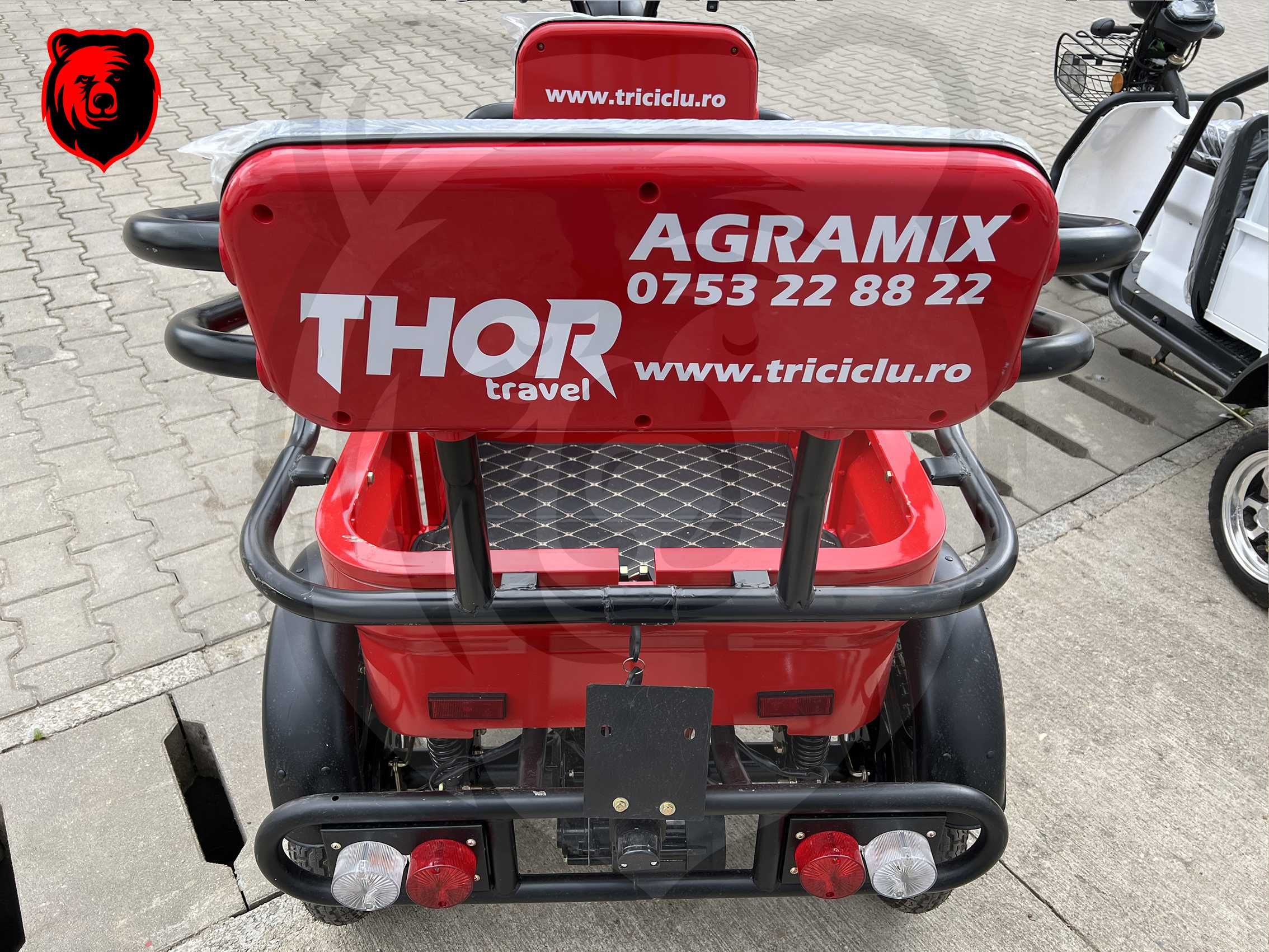 Thor travel triciclu electric cu CIV tuktuk Agramix NOU
