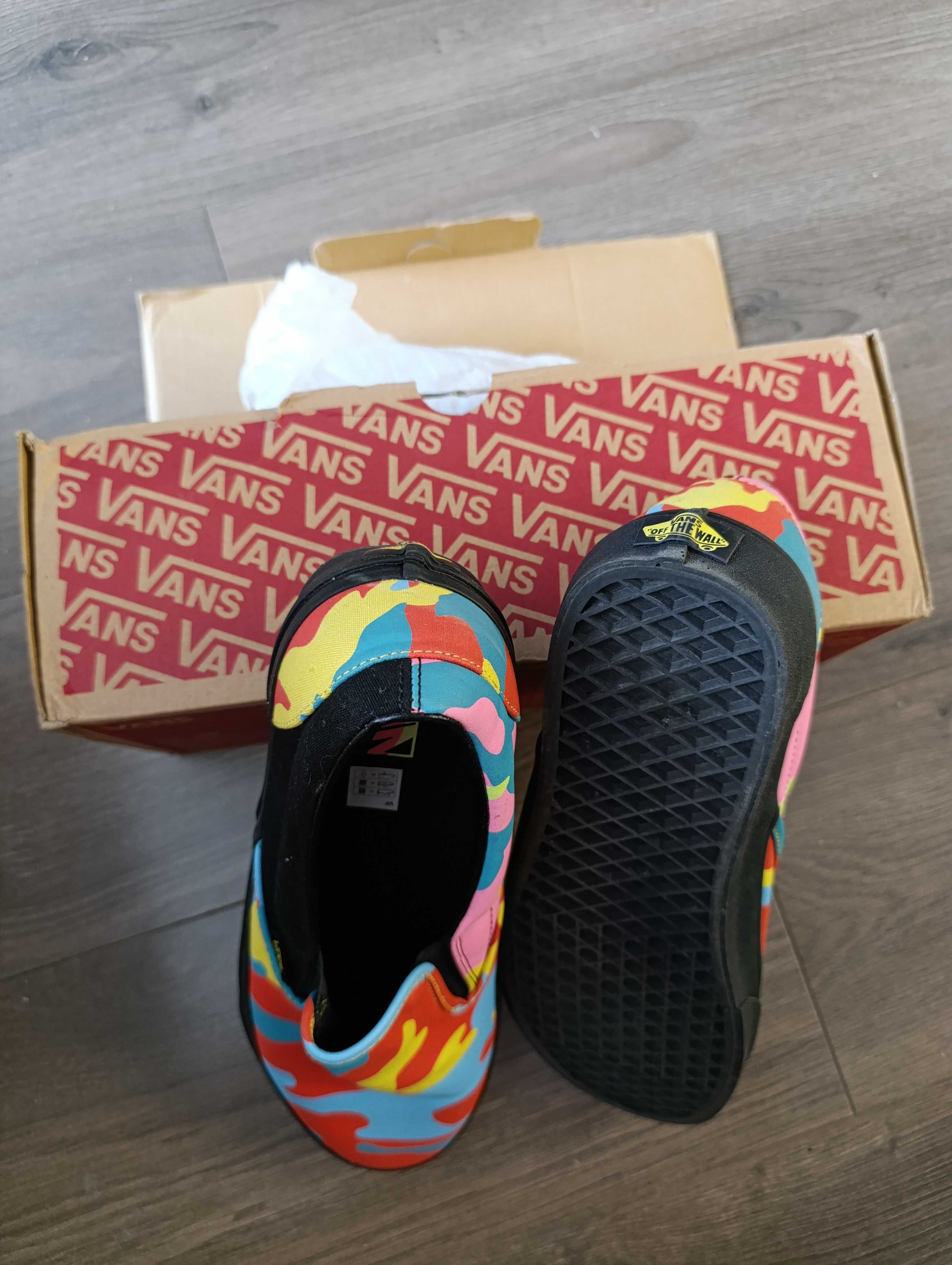 Кецове VANS SLIP-ON neon camo / ВАНС КЕЦОВЕ 46