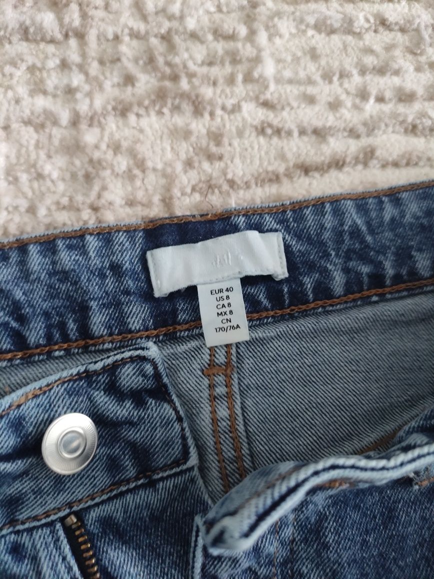 Blugi mom fit H&M