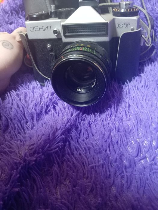 Фотоаппарат зенит. Ет в идиальном состоянии не разу не использовался
