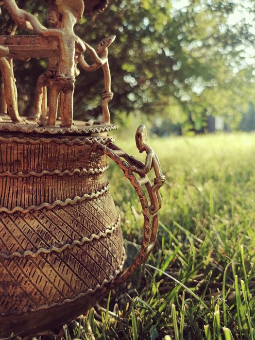 Colecție artefacte Ashanti Ghana/ Bronz masiv/Antiques