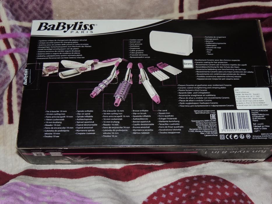 Multistyler Babyliss Mix 8 Pcs transport inclus