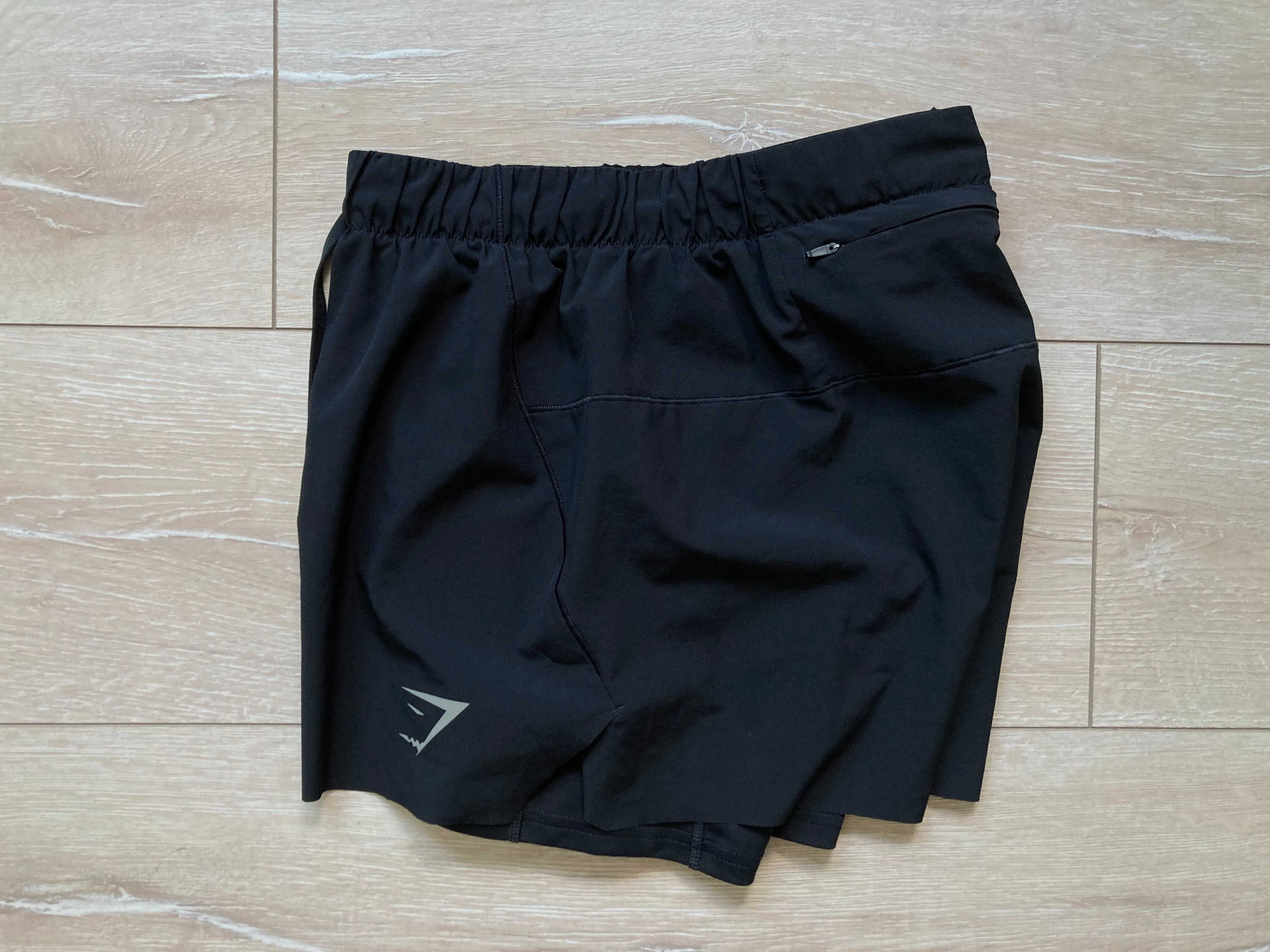 Gymshark Speed 5 2 in 1 къси панталони с клин къс панталон шорти XS