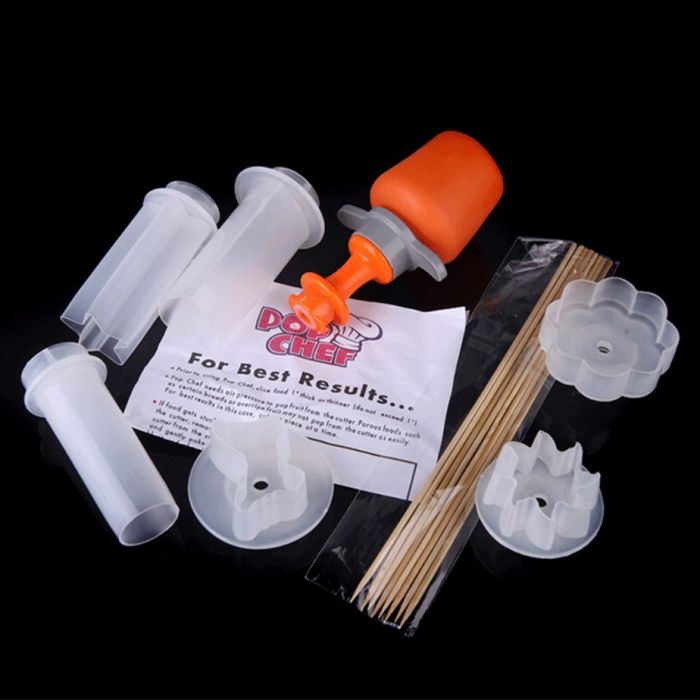 Уред за декоративно рязане на плодове и зеленчуци в различни форми P o