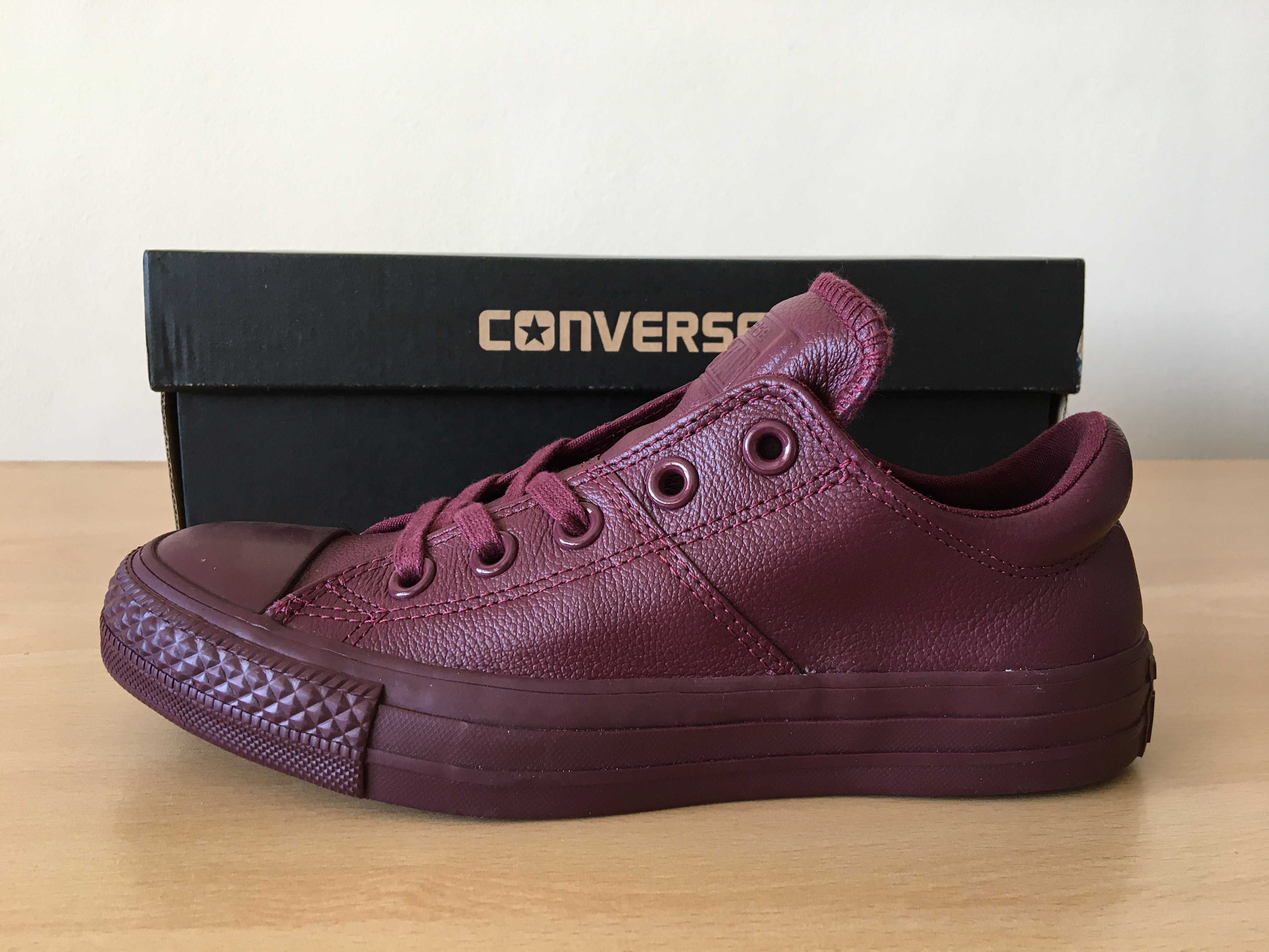 нови кецове Converse от естествена кожа. 35 номер