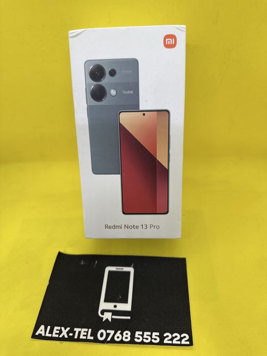 Xiaomi Redmi Note 13 Pro 256GB 8GB-Ram 4G Dual Sim Black Sigilat Nou
