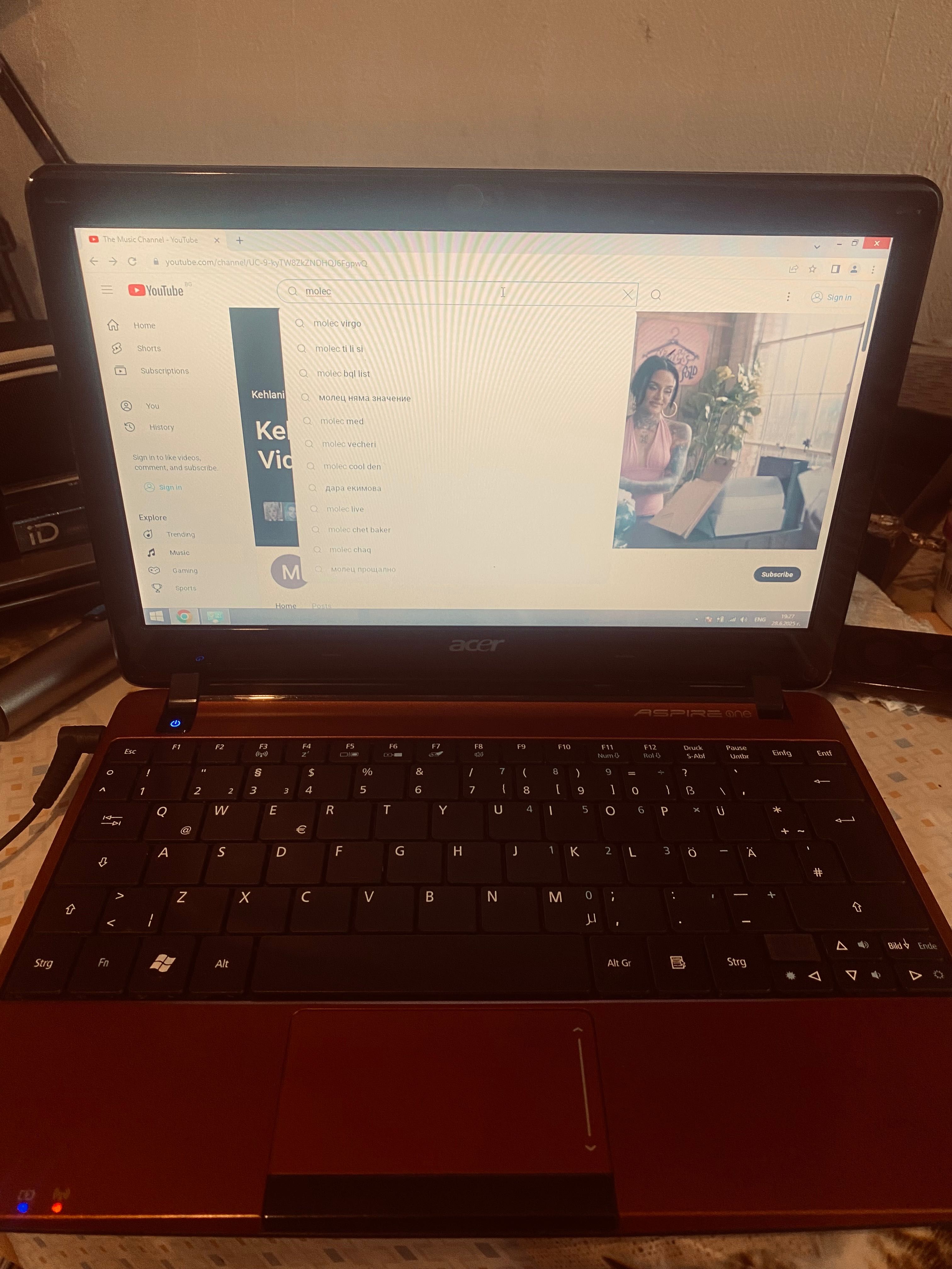 мини лаптоп ACER ASPIRE ONE
