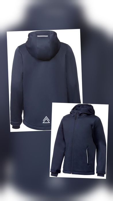 Софтшел детско тъмносиньо яке 122-128см (6-8г.)