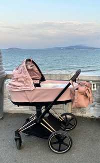 Cybex Priam 4 Simply Flowers Rose Gold