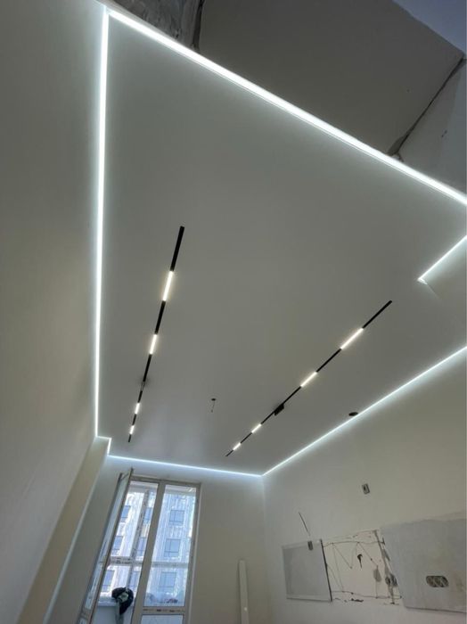 Натяжные потолки 1300тг