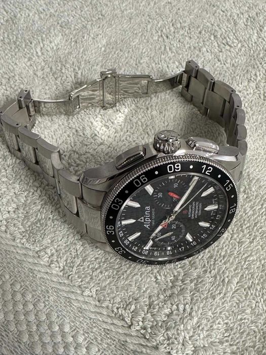 Автоматичен часовник ALPINA Alpiner 4 Gents Chronograph  AL-860B5AQ6B