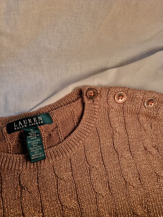 Золотой свитер Ralph Lauren