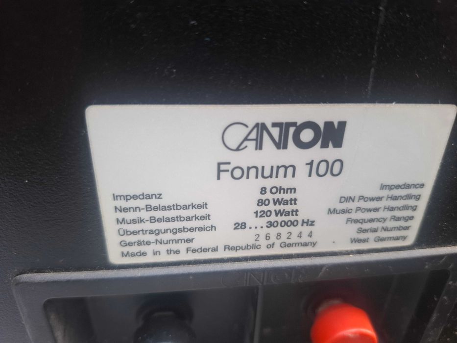 boxe canton ampificator vumetre direct drive pickup fisher audoi techn