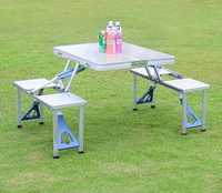 Характеристики и описание
Алюминиевый стол для пикника раскладной со 4