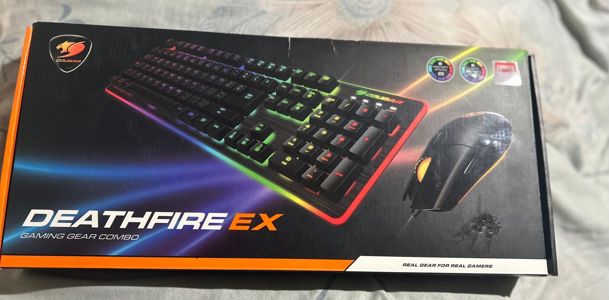 Геймърски комплект Cougar Deathfire EX – Клавиатура + Мишка (RGB)