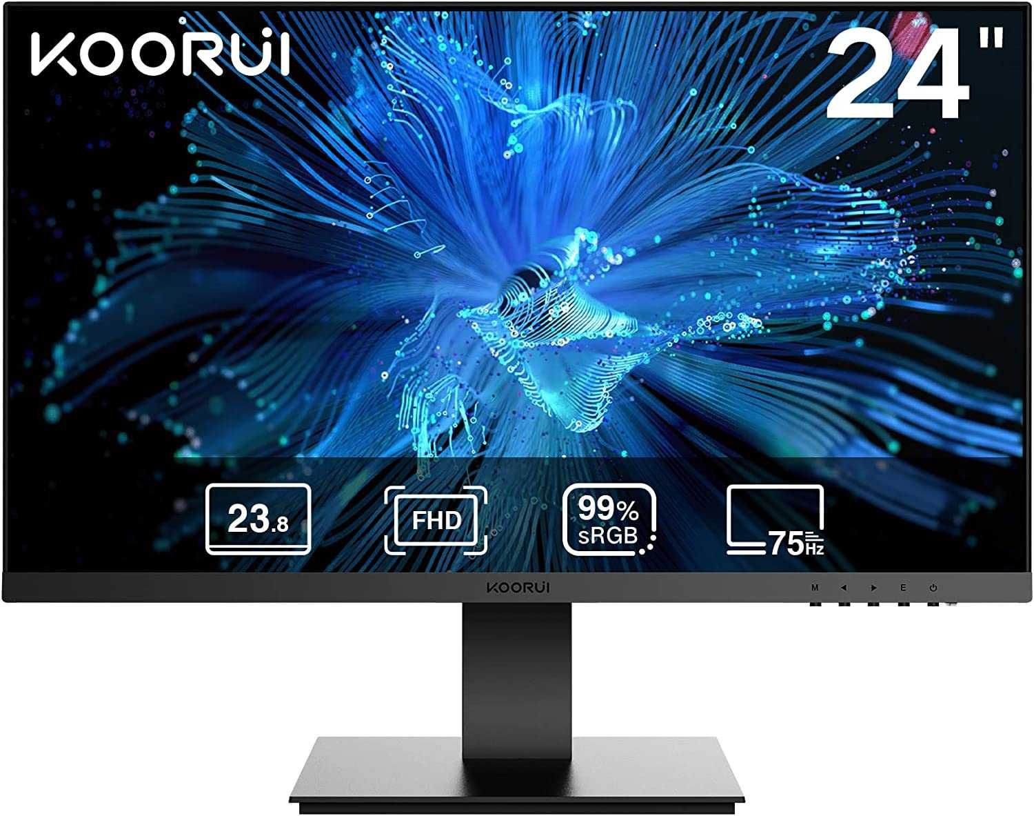 Monitor Gaming IPS KOORUI 24 Inch FHD Ultra-Slim Bezels SIGILAT