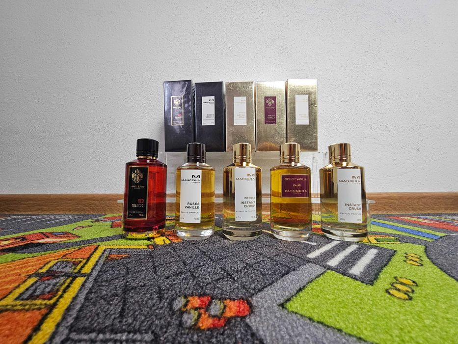 Parfum Mancera Red Tobacco Roses Vanille Instant Crush Xplicit Vanilla