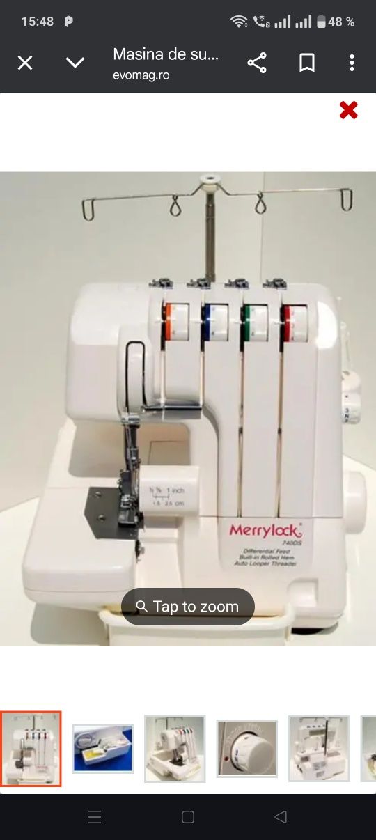Mașina de surfilat merrylock