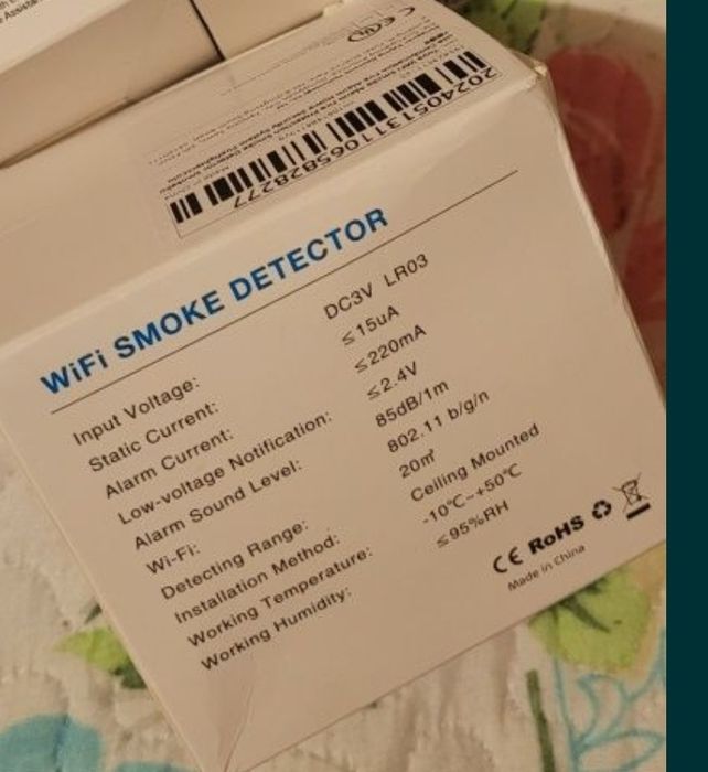 Detector de fum Wi-Fi inteligent - Siguranța casei tale