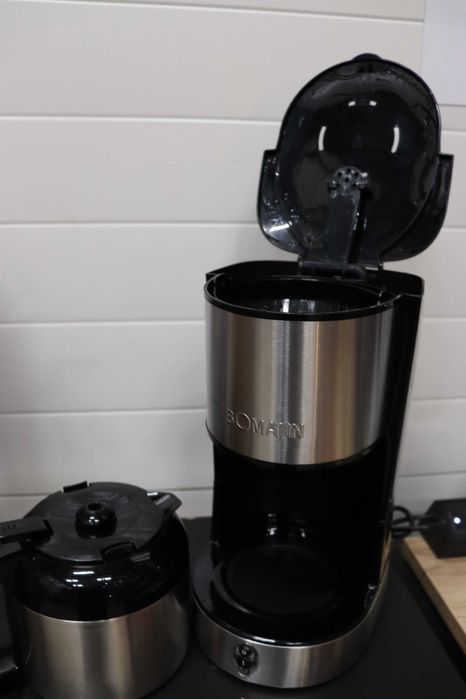 Шварц Кафемашина Bomann  8-10 чаши кафе 1,2л,филтър,неръждаема стомана