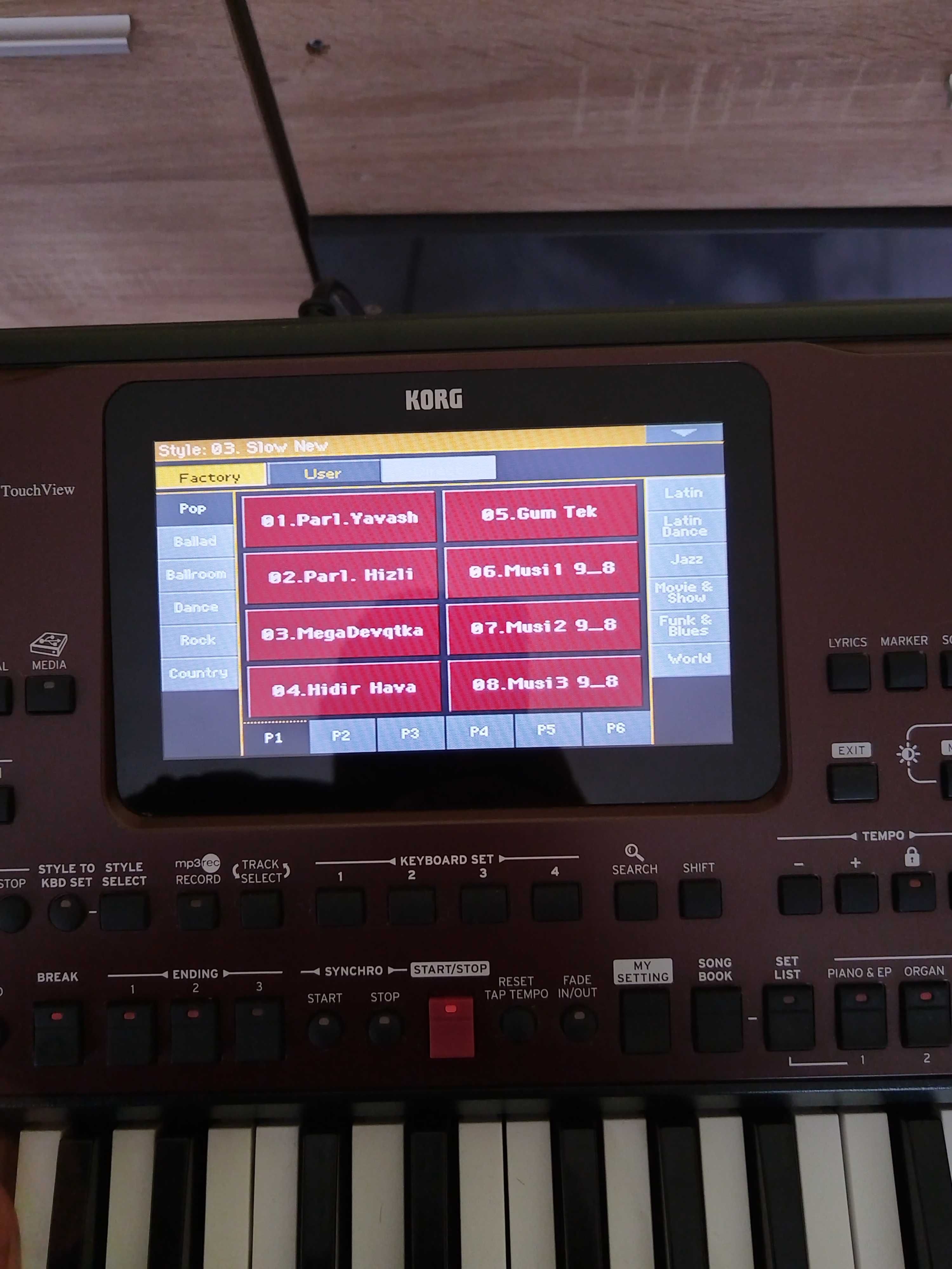 Корг па 700 с муси сет оргинал Korg pa 700