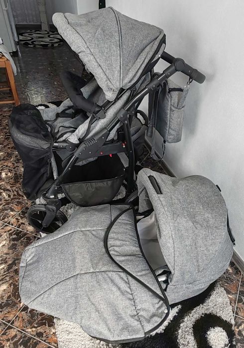 Vand Carucior Boston Gri 3 in 1