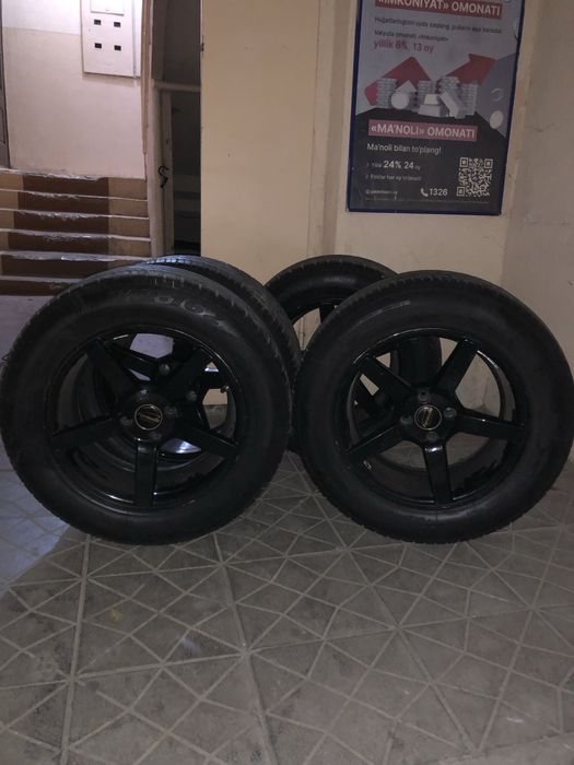 Diska balon R16 kobaltda turgan