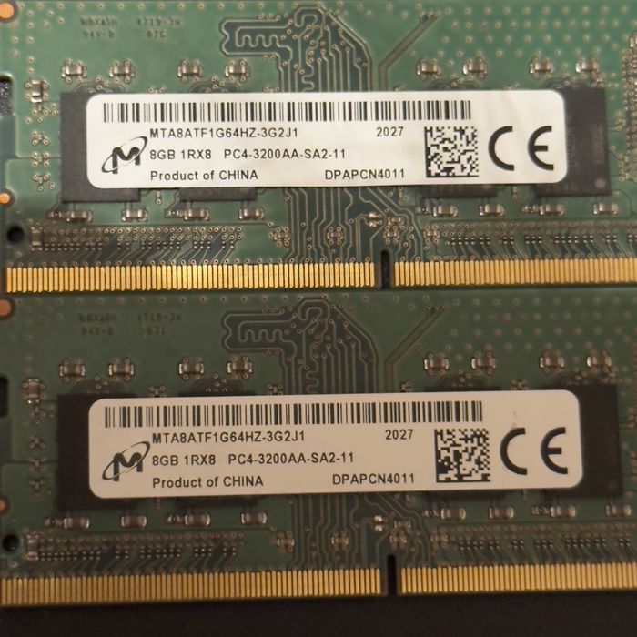 Озу оперативная память для ноутбука 16 гб 2x8 ddr4