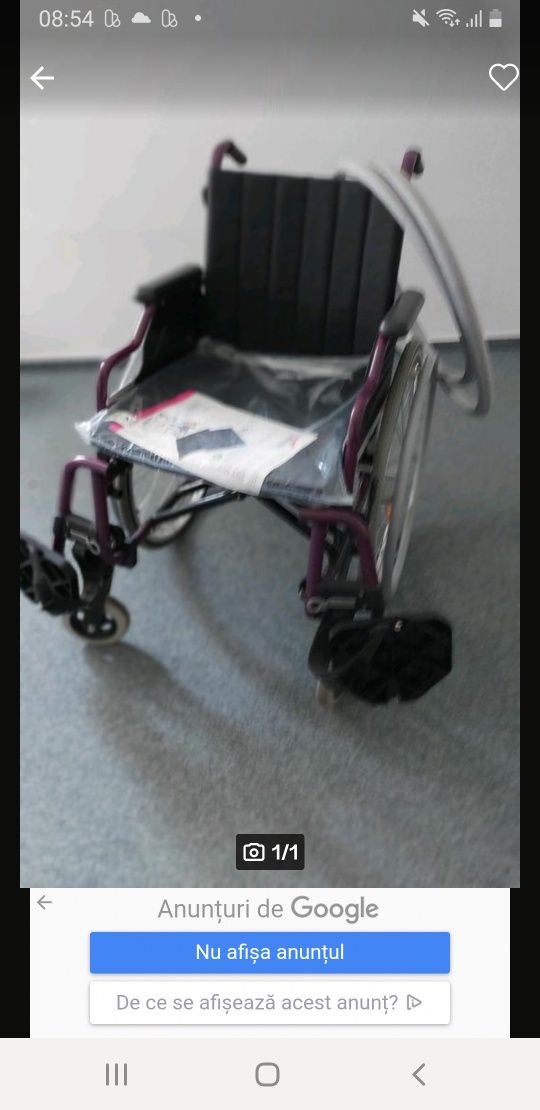 Carucior persoane cu dizabilități