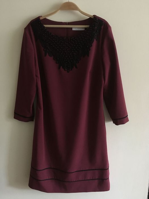 Rochie vișinie La Donna