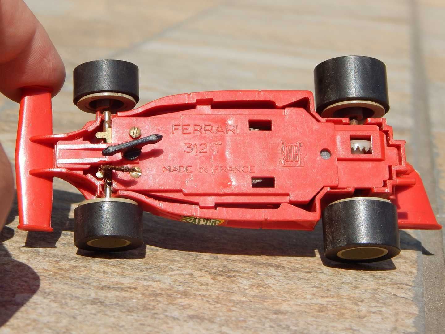 Jucarie masina Formula 1 Ferrari 312 T Jouef Franta veche electrica