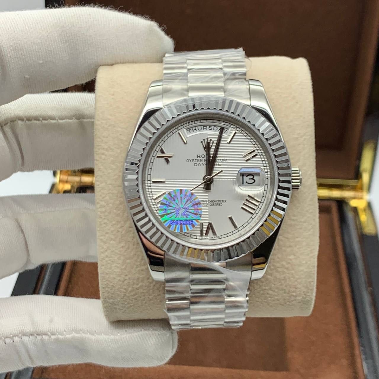 Rolex Day-Date White Dial 41mm
