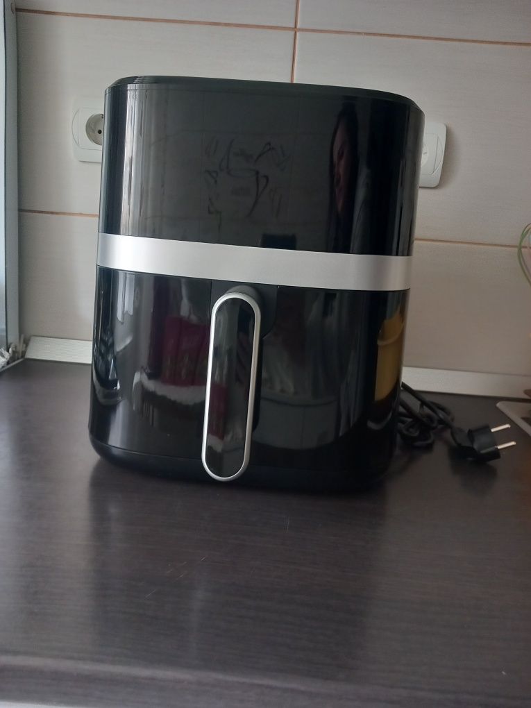 Air fryer - Friteuza digitala cu aer cald STARCREST SFR-5570BK, 1500 W