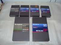 casete video profesionale Betacam Sony,FujiFILM