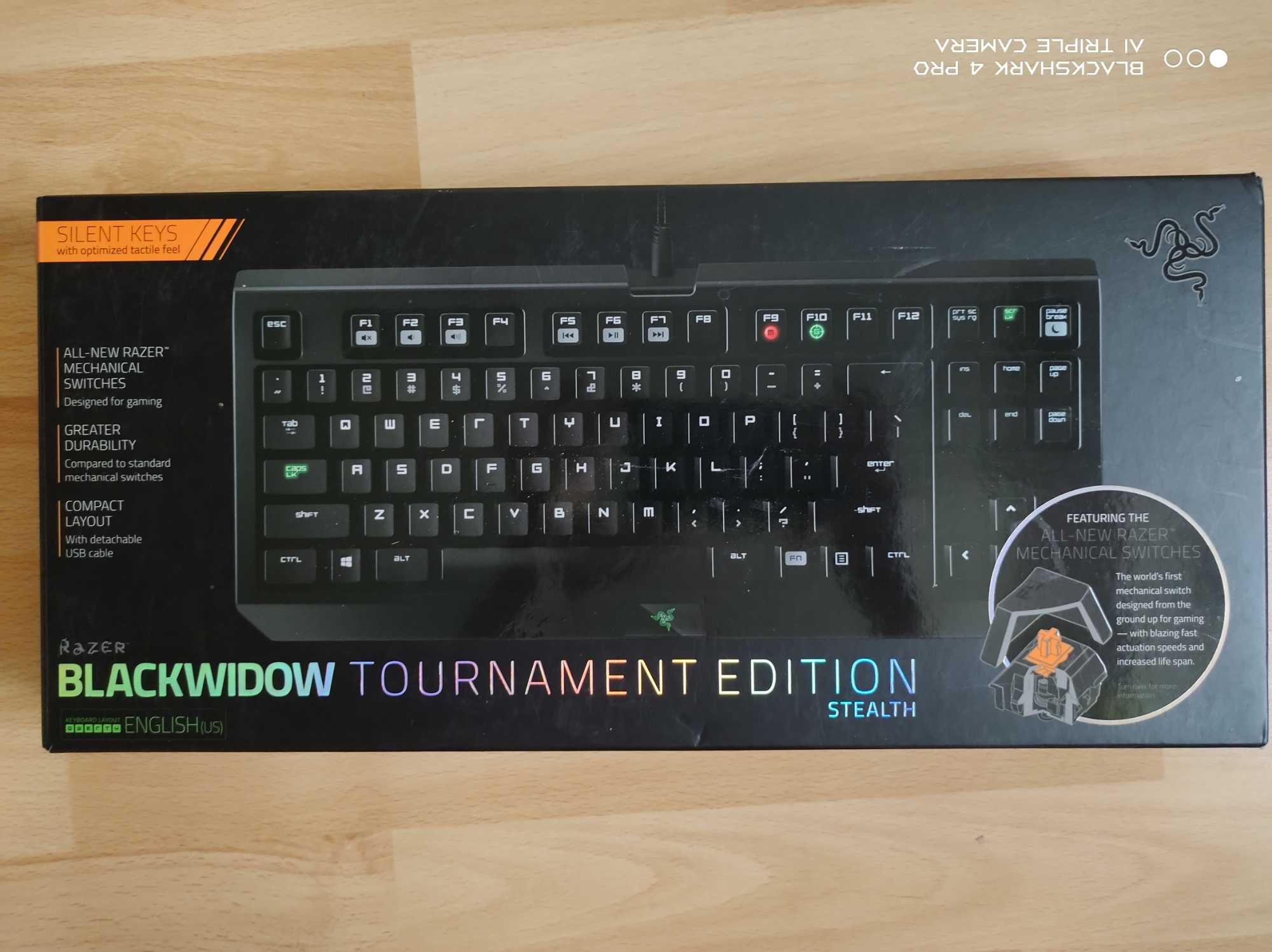 Клавиатура Razer blackwidow tournament edition stealth игровая