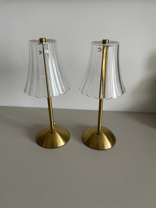 Lampa LED metal auriu