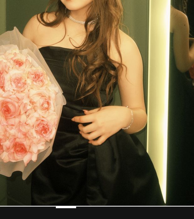 Черное короткое новое платье