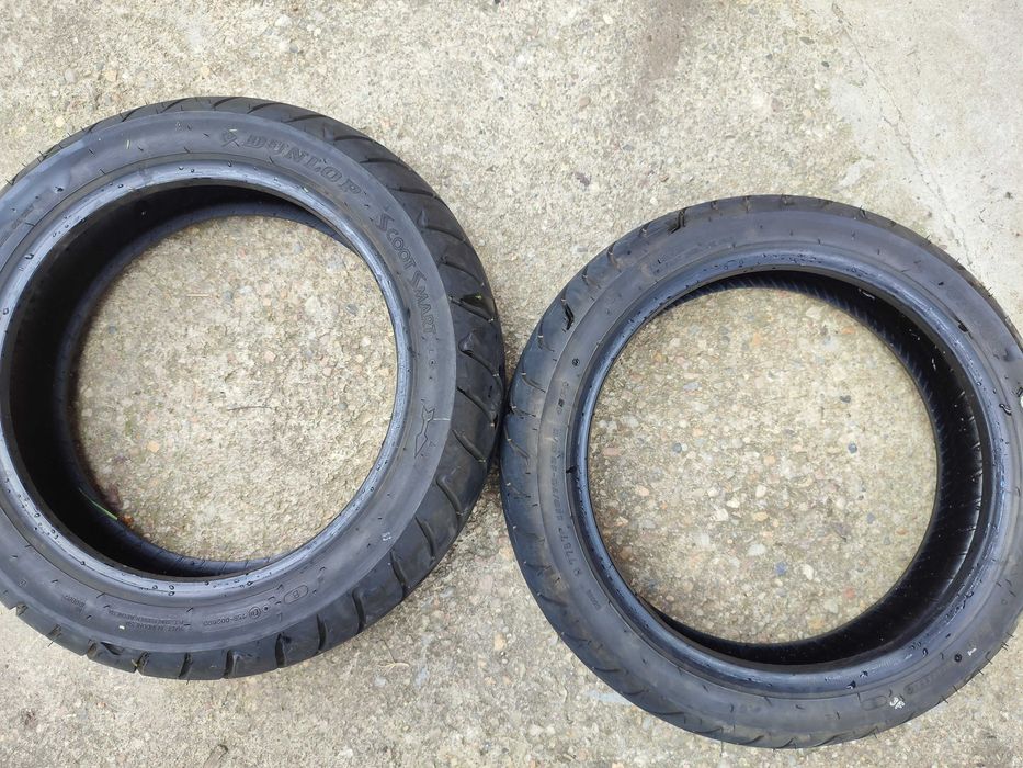 Set anvelope Dunlop Scoot Smart L 130 și 110/70/13 , DOT 2024, 673 km