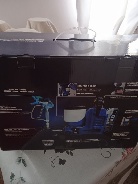 Аккумуляторный безвоздушный краскопульт Biyoti