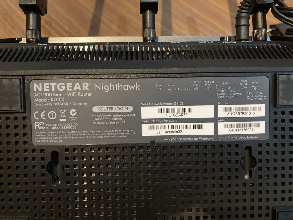 Смарт Wifi роутер NetGear Nighthawk
