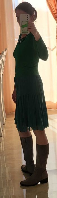 Rochie eleganta cu volane, marca GUARA, Marime 38-40