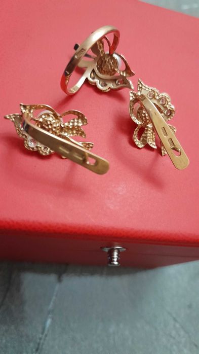 Комплект Жемчуг 585