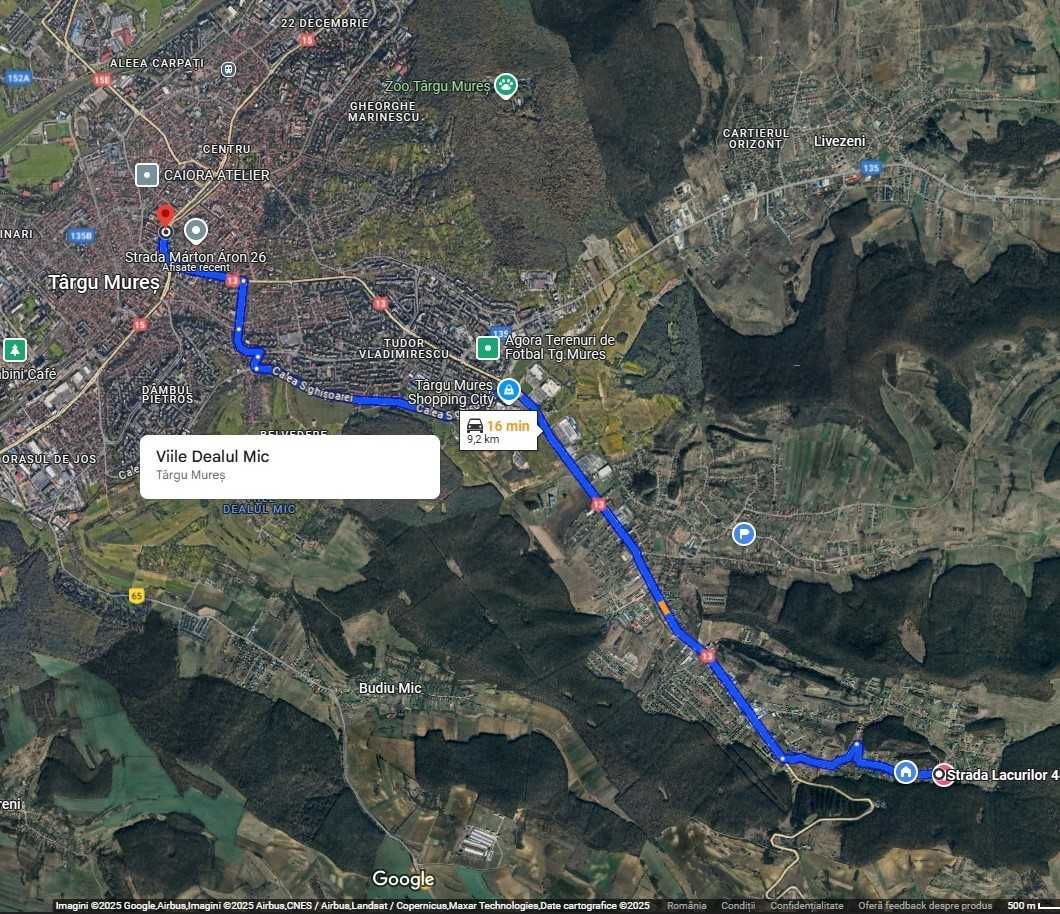 De vanzare teren plat Vatman-Valea Iubirii PUZ utilitati drum asfaltat